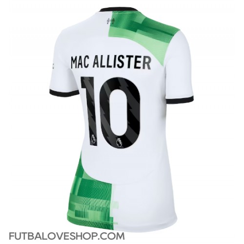 Dres Liverpool Alexis Mac Allister #10 Preč pre Ženy 2023-24 Krátky Rukáv